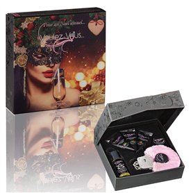 Voulez Vous Coffret de Massage Noel avec Menottes
