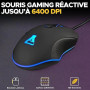 Pack Gamer 2 en 1 - THE G-LAB - COMBO HYDRO - Souris filaire - Clavier filaire - Gris/Noir - RGB