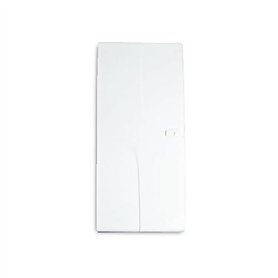 Porte blanche pour tableau électrique 4 rangées