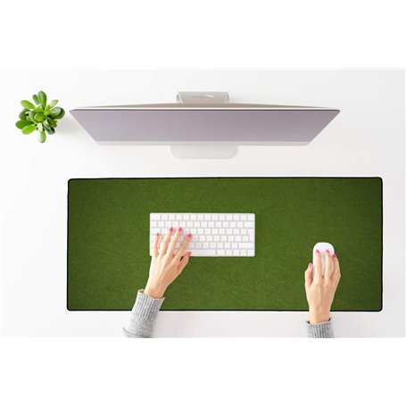 IMMERSION Tapis de Bureau Green Carpet 90 x 40 cm - Haute Qualité de Glisse - Antidérapant - Imaginé et imprimé en France