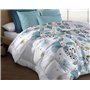 Le linge de Jules Couette Microfibre 220x240 - Imprimée Double-Face - 550 grs/m2 - Bloom