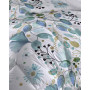 Le linge de Jules Couette Microfibre 220x240 - Imprimée Double-Face - 550 grs/m2 - Bloom