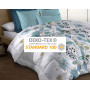 Le linge de Jules Couette Microfibre 220x240 - Imprimée Double-Face - 550 grs/m2 - Bloom