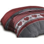 Le linge de Jules Couette Microfibre 220x240 - Imprimée Double-Face - 550 grs/m2 - Cœurs Rouge