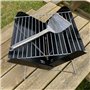 Spatule Inox avec Manche Ergonomique pour Plancha et Barbecue - Ustensile de Cuisine Résistant
