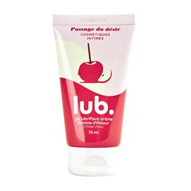 Passage du désir | Lubrifiant Intime À L'eau | Lubrifiant | Lub Gourmand Compatible Préservatifs (Pomme d'Amour) 70ml