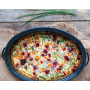 Graniteware - Cocotte Roaster en acier émaillé + livre de recette – Format moyen