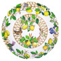 Les Jardins de la Comtesse - Grand Saladier en Mélamine - Capri - 4L / Ø 31 cm - Citrons jaunes - Service de Table de la Vaissel