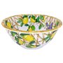 Les Jardins de la Comtesse - Saladier Profond en Mélamine - Capri - 3L / 25 cm - Citrons jaunes - Service de Table de la Vaissel