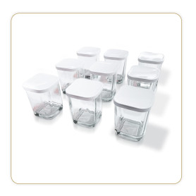 LITTLE BALANCE 8558 Kit 9 pots de yaourts