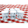 LITTLE BALANCE 8558 Kit 9 pots de yaourts, 9 Verrines en verre 145 ml avec couvercle à clipser, pour tous vos desserts, amuse-bo