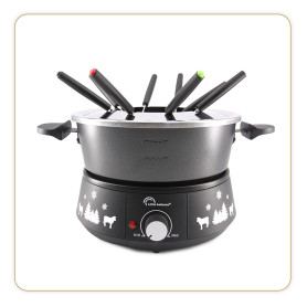 LITTLE BALANCE 8690 Black Fondue 8 Meuuuh...!