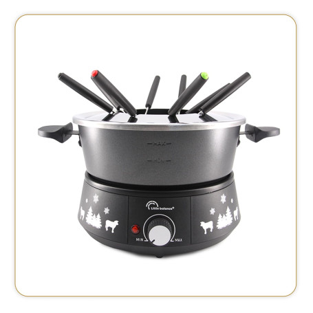 LITTLE BALANCE 8690 Black Fondue 8 Meuuuh...!
