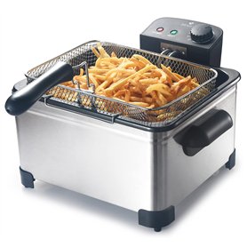 SENYA Friteuse électrique cuve amovible inox 5L