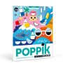 poppik Poster EDUCATIF Stickers 4 Saisons - Puzzle Enfant Créatif Décoratif à Gommettes Autocollantes Repositionnables - Cadeau