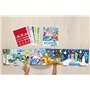 poppik Poster EDUCATIF Stickers 4 Saisons - Puzzle Enfant Créatif Décoratif à Gommettes Autocollantes Repositionnables - Cadeau 
