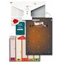 Surprise Papa Lettre géante - 3 cadeaux pour papa et futur papa dans une Pochette surprise - Calendrier 25 résolutions avant ou