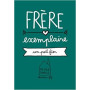 Surprise Frère Lettre géante - 3 cadeaux pour son frère dans une Pochette surprise - Calendrier 25 résolutions pour homme avant 