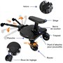 HELLO HIPPO® Planche pour poussette universelle Planche poussette avec siège- Accessoire pour poussette - Adaptateur pour pousse