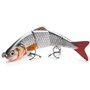 Pack 2 Leurres Swimbait Articulés 12 cm 17 g – Truite Flottante & Gardon Coulant – Leurre Pêche Brochet, Sandre, Perche, Black B