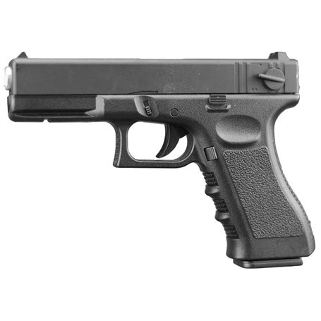 2EAGLE Pistolet airsoft-G017 Golden Hawk-modèle à Ressort(Spring)-Couleur:Noir-matière:Plastique ABS Haute résistance -Puissance