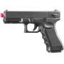 2EAGLE Pistolet airsoft-G017 Golden Hawk-modèle à Ressort(Spring)-Couleur:Noir-matière:Plastique ABS Haute résistance -Puissance