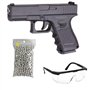 2EAGLE Pack Airsoft Pistolet modèle Galaxy G.17 à Ressort/matière: métal/Puissance 0.5 Joule/livré avec Accessoires