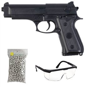 Saigo Defense Pack Airsoft Pistolet modèle Saigo Hi-Capa SG00056 à Ressort/matière: Plastique Haute résistance/Puissance 0.3 Jou