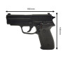 Saigo Defense Pistolet Airsoft HFC HA-109 Noir à Ressort (Spring) / Couleur : Noir/Matière : Plastique ABS Haute Résistance/Puis