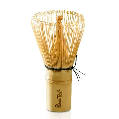 Panda Tea Fouet à Matcha En Bambou | Un Accessoire Matcha IDéal Pour Préparer Le Matcha | Le Fouet Traditionnel Japonais En Bamb