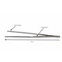 Pince Fine Cuisine 30cm Dressage Plat Fruit Présentation Précision Cocktail Qualité Professionnelle Acier Inoxydable Alimentaire
