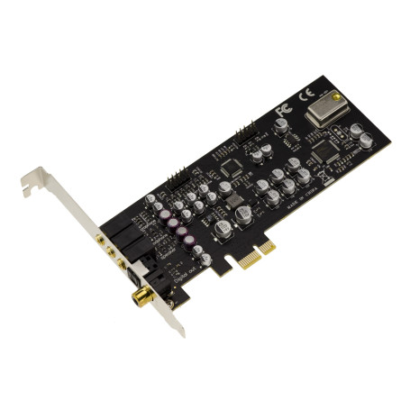 KALEA-INFORMATIQUE Carte Son HiFi HD 7.1 24 Bits 192KHz 100db sur Port PCIe avec Chipset Cmedia Oxygen CM8828 / CM9882A - High e