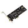KALEA-INFORMATIQUE Carte Son HiFi HD 7.1 24 Bits 192KHz 100db sur Port PCIe avec Chipset Cmedia Oxygen CM8828 / CM9882A - High e
