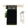 KALEA-INFORMATIQUE Carte contrôleur réseau PCIe x4 avec 2 Ports 10 Gigabit Ethernet RJ45 avec chipset Intel X550 10G
