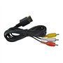 Link-e : Cable de Remplacement AV RCA Audio Video Compatible avec la Console SEGA Dreamcast