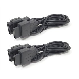 Link-e : 2 X Cable Rallonge Extension Compatible avec Manette de Jeu sur Console SEGA Saturn