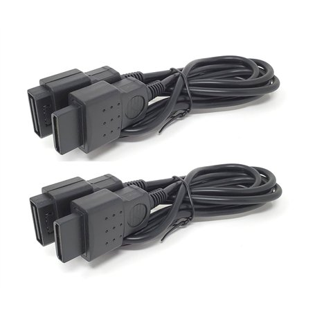 Link-e : 2 X Cable Rallonge Extension Compatible avec Manette de Jeu sur Console SEGA Saturn