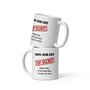 L'Esprit Des Anges Tasse-Mug Cadeau Collègue - Mon Job est Top Secret -Entreprise Ami Travail Nouveau Job