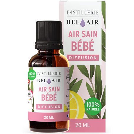 BEL AIR Air Sain Bébé huiles essentielles bio pour chambre diffuseur humidificateur bb conditioner baume défense