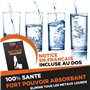 KAMPAI Charbon Actif Eau x4 | Filtre 2.5L à 3L / Baton | Binchotan Gros calibre | Purificateur Vegetal Bio - Recharge Carafe fil