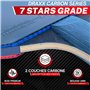 DRAXX Sports Raquette de Tennis de Table | 7 Étoiles | Raquette Carbone Professionnelle pour Un Contrôle, Un Effet et Une Puissa