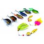 trifyd ® - Leurres Brochet, Le Pack de 8 leurres de pêche pour carnassier.