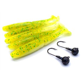 trifyd ® Fishing - Leurres Souples shad de 10 cm pour brochet ou Tous Types de canassiers