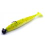trifyd ® Fishing - Leurres Souples shad de 10 cm pour brochet ou Tous Types de canassiers, Le Pack de 5 leurres de pêche + 2 têt