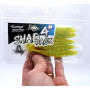 trifyd ® Fishing - Leurres Souples shad de 10 cm pour brochet ou Tous Types de canassiers, Le Pack de 5 leurres de pêche + 2 têt