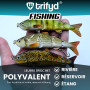Swimbait brochet et carnassier 12cm - 17g, Le kit de 3 leurres de Peche.