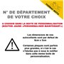 Pack Moto Autocollant Stickers Plaque d'immatriculation Premium Yamaha Noir - Numéro Personnalisé