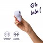 Mon Amour - Sextoy Succion Intime - 3 Vitesses et 7 Fréquences de Succion - Silicone Hypoallergénique - Étanche IPX7 - Recharge 