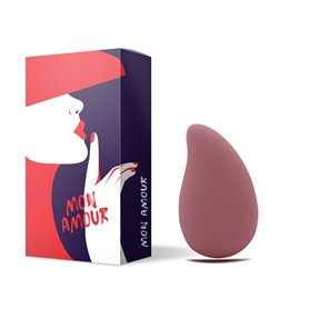 Mon Amour – Vibromasseur compact Mango 10 modes – Silicone médical doux – Étanche IPX6 – Ultra-silencieux – Stimulation externe