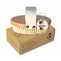 Stephanie Franck Beauty - Dry Brushing Body Brush - Brosse de Massage à sec Dynamisante - 100% Végane - en Fibres de Tampico fer